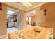 Open dining area leading into the kitchen and living room space at 44 Sunset Blvd, Ormond Beach, FL 32176