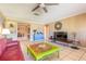 Open living room featuring tile floors, neutral wall paint and an open floorplan at 44 Sunset Blvd, Ormond Beach, FL 32176