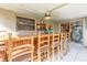 Covered patio featuring bar and multiple chairs at 44 Sunset Blvd, Ormond Beach, FL 32176