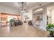Bright and airy living room with an open layout and a view of other rooms at 6 Greenvale Dr, Ormond Beach, FL 32174