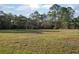 Large, open grassy area surrounded by mature trees, providing a serene and private setting at 600 Tabatha Dr, Osteen, FL 32764