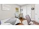 Bright bedroom showcasing a cozy bed, a window for natural light, and a closet for storage at 617 S Flamingo Dr, Holly Hill, FL 32117