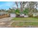 Charming single-story home with a well-manicured lawn, mature trees, and a quaint curb appeal at 761 Greenway Pl, Daytona Beach, FL 32114