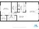 Detailed floorplan showcasing the layout of the home with labeled rooms and dimensions at 112 Lacosta Ln # 115, Daytona Beach, FL 32114