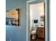 Neat bathroom with a modern vanity, a standard toilet, and fresh paint at 1199 Galgano Ave, Deltona, FL 32725