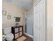 Bathroom featuring tiled walk-in shower and neutral decor at 1340 Babcock Ave, Deltona, FL 32725
