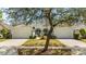Attractive single-story home with symmetrical facade, two-car garage, and lush front lawn at 1422 Carlow Cir, Ormond Beach, FL 32174