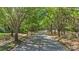 Tree lined street with lush foliage, providing shade and beauty to the Halifax Plantation community at 1422 Carlow Cir, Ormond Beach, FL 32174