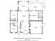 Detailed floor plan showcasing the layout and dimensions of the home's interior spaces at 1533 Legend Ct, Deltona, FL 32738