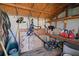 Shed interior provides ample storage space for lawn equipment and tools at 1533 Legend Ct, Deltona, FL 32738