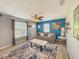 Inviting living room with stylish furnishings, including a plush sofa and marble coffee table at 1551 7Th Ave, Deland, FL 32724
