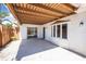 Expansive covered patio with natural light, a sliding glass door, and a view of the fenced yard at 171 Moonstone Ct, Port Orange, FL 32129