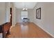 Dining room featuring hardwood floors and ample natural light at 1963 Stacey Cir, Deltona, FL 32738