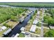 Waterfront homes with boat houses provide direct access to the canal and the St. Johns River at 24919 Drive No 1, Astor, FL 32102