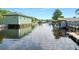 Waterfront featuring a dock and canal access for a serene waterfront lifestyle at 24919 Drive No 1, Astor, FL 32102