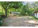 Large backyard area perfect for outdoor activities and relaxing, featuring a covered storage area at 26 E Kelly Park Rd, Apopka, FL 32712