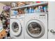 This laundry room features a Samsung washing machine and an LG smart dryer at 3228 Unity Tree Dr, Edgewater, FL 32141