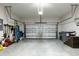 Spacious two car garage for parking and storage of your recreational items at 3329 Bailey Ann Dr, Ormond Beach, FL 32174