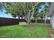 Picturesque backyard featuring a mature tree with a charming wooden swing for relaxation at 354 Georgetown Dr, Daytona Beach, FL 32118