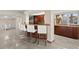The bar area is perfect for entertaining, with seating and storage at 4911 S Atlantic Ave, Ponce Inlet, FL 32127