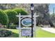 Community sign for Victoria Hills featuring a golf course and Sparrow's Grille at 509 Victoria Hills Dr, Deland, FL 32724
