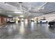 An indoor parking garage with multiple parking spots available to tenants at 5300 S Atlantic Ave # 17-303, New Smyrna Beach, FL 32169