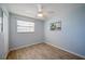 Bright bedroom with modern ceiling fan, fresh paint and a light, airy feel at 538 Gertrude Ln, South Daytona, FL 32119