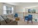 Cozy living area with comfortable seating and great natural light from the two large windows at 544 Red Rose Ln, Sanford, FL 32771