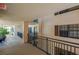 Hallway showing outside access to front doors of units at 732 Marina Point Dr # 7320, Daytona Beach, FL 32114