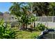 Zen garden features lush tropical vegetation and a small pond at 1254 Mardrake Rd, Daytona Beach, FL 32114