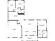 Detailed floor plan of the property showcasing the layout and dimensions of each room at 1254 Mardrake Rd, Daytona Beach, FL 32114