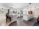 Beautiful kitchen with a dual island, stainless steel appliances, and pendant lighting at 1254 Mardrake Rd, Daytona Beach, FL 32114