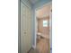 An ensuite bathroom featuring a modern shower, tiled walls, and a sleek vanity at 1304 Genmar St, Daytona Beach, FL 32117