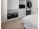 Custom closet system with shelves, drawers, and hanging rods, providing organized storage solutions at 1540 Park Forest Blvd, Mount Dora, FL 32757