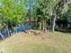 Aerial view of lush greenery meeting tranquil water, creating a serene backdrop at 19 Twin River Dr, Ormond Beach, FL 32174