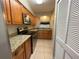 Updated kitchen featuring granite countertops, stainless steel appliances and modern fixtures at 2200 S Palmetto Ave # C040, Daytona Beach, FL 32119
