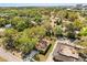 Birds eye view of a home with mature landscaping near commercial and residential areas at 226 N Frederick Ave, Daytona Beach, FL 32114