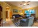 Bright living room with a view of the backyard at 232 Westchester Dr, Deland, FL 32724