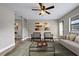 Bright and airy living room with modern decor and an open concept layout at 2415 India Palm Dr, Edgewater, FL 32141
