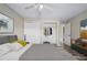 Bright bedroom with closet space, modern decor and a comfortable layout at 2415 India Palm Dr, Edgewater, FL 32141