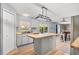 Bright eat-in kitchen with wood countertops and views to the backyard at 2479 Vaughn Ave, Deltona, FL 32725