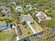 Overhead shot of property in a quiet neighborhood, surrounded by trees at 29127 Old E Ml, Tavares, FL 32778