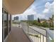 Relax on this condo balcony with views of a sunny sky and the city at 2967 S Atlantic Ave # 301, Daytona Beach Shores, FL 32118