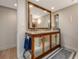 This bathroom boasts a double vanity, a large decorative mirror, and stylish accents at 2967 S Atlantic Ave # 301, Daytona Beach Shores, FL 32118