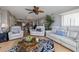 Spacious living room with comfortable seating and stylish decor at 2967 S Atlantic Ave # 301, Daytona Beach Shores, FL 32118
