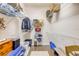 Spacious walk-in closet with wire shelving and storage solutions to organize clothing and accessories at 3145 Connemara Dr, Ormond Beach, FL 32174