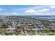 Bright aerial view of the neighborhood featuring waterfront proximity and community charm at 36 Sand Dollar Dr, Ormond Beach, FL 32176