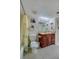 Standard bathroom features a tiled shower and tub, marble-top vanity, and is equipped with modern fixtures at 3647 S Atlantic Ave # 5B, Daytona Beach, FL 32118
