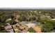 An aerial view featuring houses with pools surrounded by trees at 511 Powers Ave, Port Orange, FL 32127