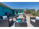 Outdoor patio with comfortable seating, perfect for relaxing and entertaining at 7 Kathy Dr, Ormond Beach, FL 32176